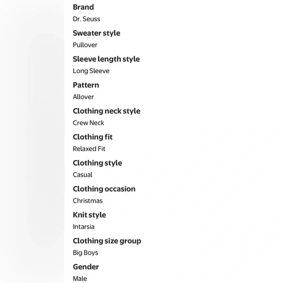 Boys’ Grinch themed sweater! NWT! Size Large! - Picture 4 of 7